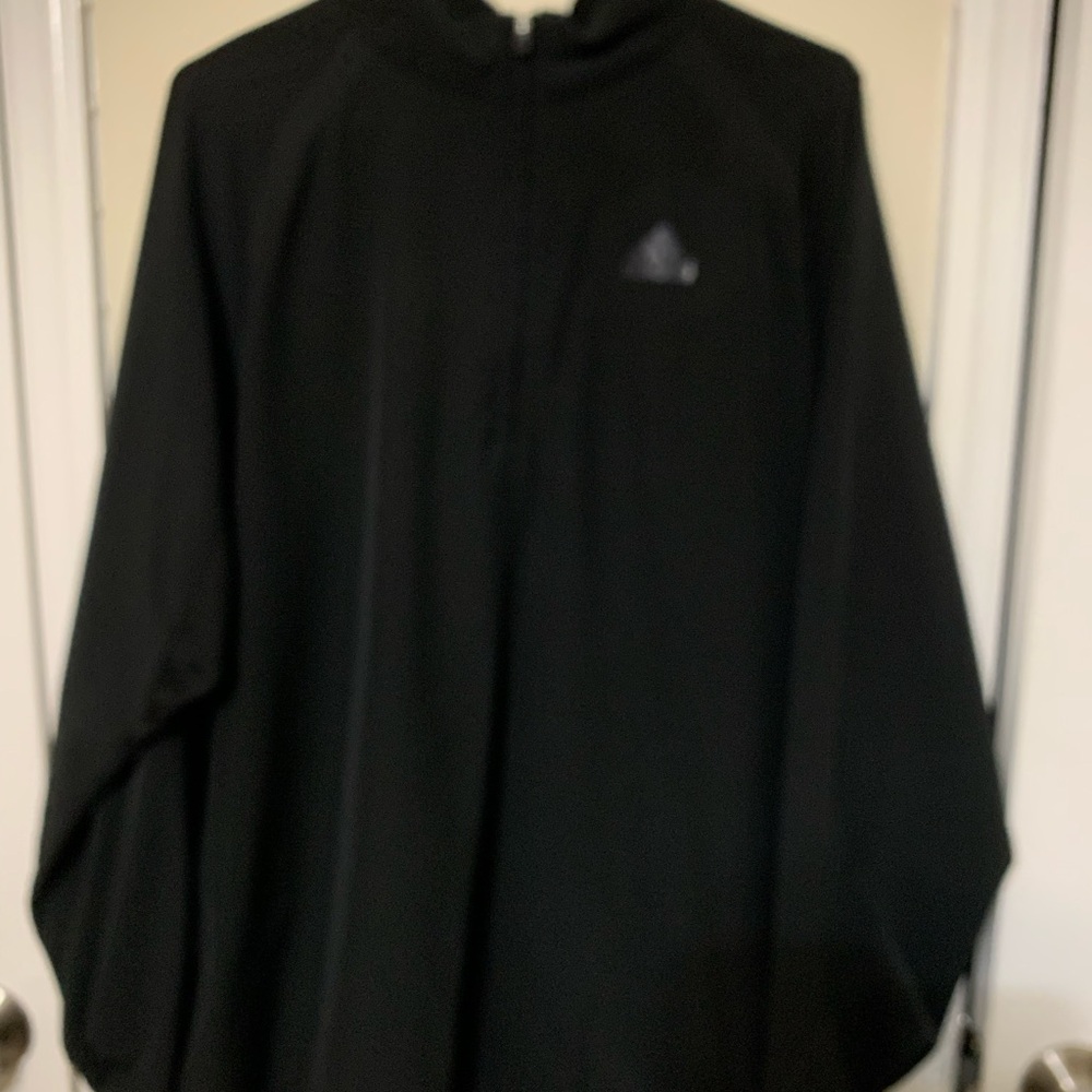 adidas Men’s Large Black Pullover Lightweight Jacket